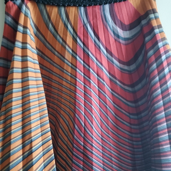 M.Miranda Flowy Prism Patterned Skirt - Picture 5 of 8